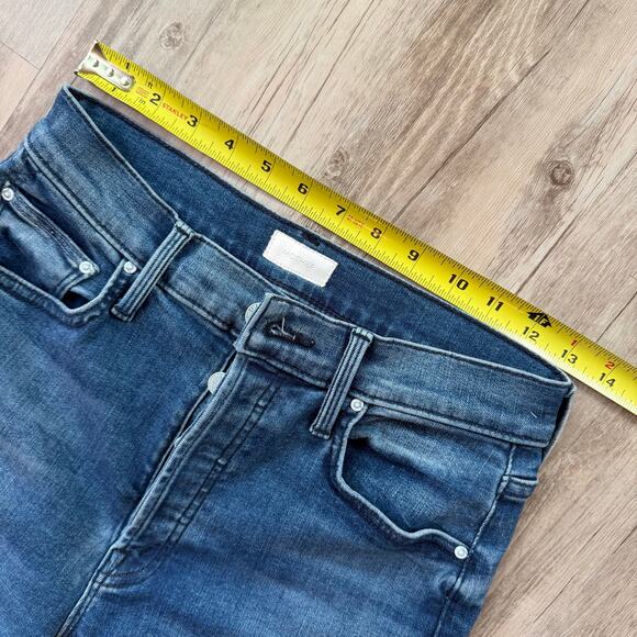 MOTHER The Tomcat Oui Oui Jeans Women’s Size 26 Ankle Button Fly Premium Denim - Picture 5 of 13